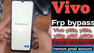 Vivo y20 Hard reset Frp bypass ✅ latest version how to unlock lock phone remove gmail Frp bypass [upl. by Pack]