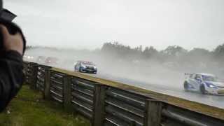 BTCC 2013  Croft Circuit  Race 3 [upl. by Anirod579]