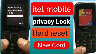 itel mobile ka lock kaise tode  itel keypad mobile ka lock kaise tode  itel ace 2n hard reset [upl. by Kcirdorb900]