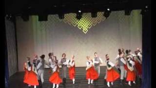 Latvian folk dance group quotKalvequot TDA Kalve  Rucavietis [upl. by Blinni]