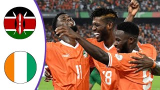 Kenya vs Ivory Coast  Extended Highlights amp All Goals 2024 HD [upl. by Constancia]