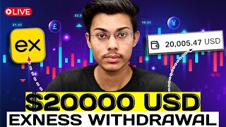 20000 ₹18lakh LIVE PROFIT WITHDRAWAL FROM EXNESS 🔥  WATCH BEFORE VIDEO DELETED exness [upl. by Rafaellle]