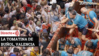 La Tomatina de Buñol Valencia EN DIRECTO [upl. by Eustacia]