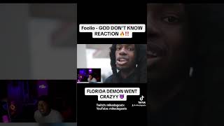 FOOLIO  GOD DON’T KNOW REACTION 🔥‼️ Twitch mikedagoatx TikTok mikedagoatx IG mikedagoatx [upl. by Alage573]