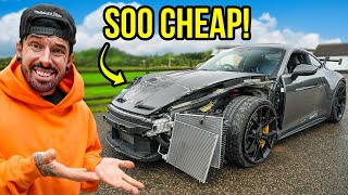 I BOUGHT A WRECKED PORSCHE 911 GT3 amp REBUILT IT IN 24 HOURS [upl. by Ellak262]