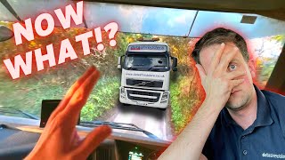 Hook Loader  NARROW LANES  POV  Trucking Vlog 44  truckertim [upl. by Aceber]