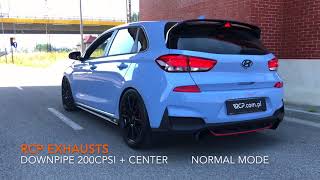 Hyundai i30N Exhaust  RCP Exhausts  Downpipe  Soundpipe [upl. by Amitarp]