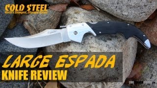 Cold Steel Large Espada Knife Tactical Beauty  OsoGrandeKnives [upl. by Anaet]