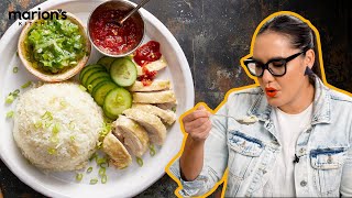 Hainanese chicken rice made EASIER  Marion’s Kitchen [upl. by Amiarom]