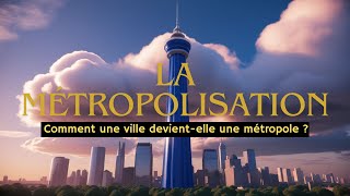 Comment une ville devient elle une métropole   Métropolisation programme 1ère [upl. by Inan518]