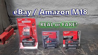 eBay Genuine Milwaukee Batteries REAL or FAKE [upl. by Addi]