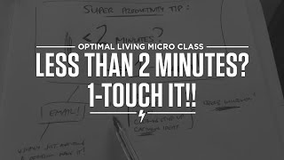 Super productivity tip Less than 2 min 1touch it [upl. by Bebe]