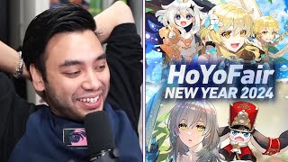 Gigguk Reacts to Hoyofair 2024 [upl. by Jeggar]