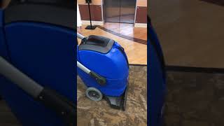 The Clarke EX40 18LX carpet extractor CRI Gold in actioncleans going backwards wait for it [upl. by Cherrita]