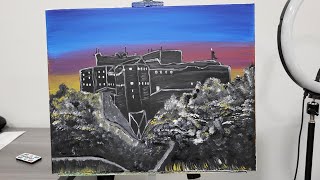 Citadelle Laferrière Of Haiti 🇭🇹  made with acrylic paint [upl. by Channing]