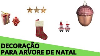 DECORAÇÃO PARA ÁRVORE DE NATAL [upl. by Dranyer]