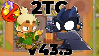 2TC with Druid of The Jungle and Dark Champion on Scrapyard  BTD6 [upl. by Roch]