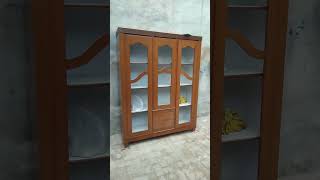 Wardrobe 2 doors Showcase 3 doors processing by Amin sultani wood work Subhan ALLAH [upl. by Lekram]