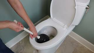 How to Plunge a Toilet  Korky Toilet Repair [upl. by Zilef]