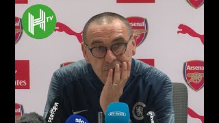 Arsenal 20 Chelsea I Maurizio Sarri I will stay but I cannot motivate these players [upl. by Ardnoed]