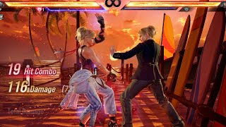 Tekken 8  Lidia Wall Combos amp Tech roll Setup [upl. by Conah]