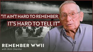 First Soldier On Omaha Beach Describes The Horror Of DDay  Remember WW2 [upl. by Enyr349]