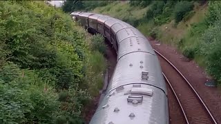 Royal Scotsman class 66 luxury railtour compilation Fast trains and loud horns [upl. by Anaerda]