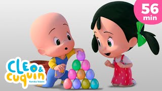 La Gallina Turuleca y más canciones infantiles para bebés con Cleo y Cuquín [upl. by Thelma]