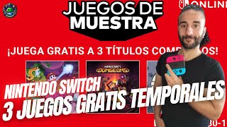 ¡GRATIS ¡Tres juegos gratis para suscriptores de Nintendo Switch Online 🎮 [upl. by Cam]