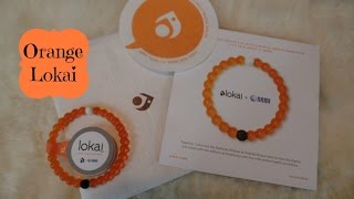 Orange Lokai For Mental Health Awareness Bracelet Unboxing [upl. by Carlin]