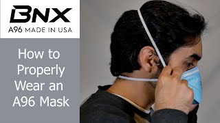 How to Properly Wear a N95 Mask  Duckbill BNX N95 Respirator [upl. by Ahslek]