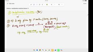 Amines ll carbylamine reaction ll JEE NEET ll lecture 11 by Govind sir [upl. by Yremogtnom]