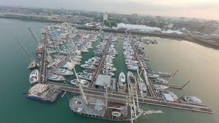 The UKs Largest Boat Show  By Air [upl. by Hawley]