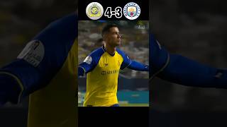 CR7 Epic Comeback Al Nassr vs Manchester City Goals amp Highlights youtube football shorts [upl. by Gardia]