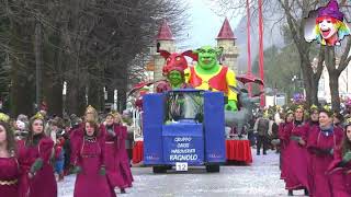 Carnevale di Vittorio Veneto 2018  Sfilata dei Carri [upl. by Ahsoik]