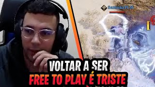 SAMUKA VOLTOU A JOGAR NA SUA CONTA TINHA ESQUECIDO COMO ERA SER F2P 👀  CORTES NIGHT CROWS [upl. by Beniamino166]