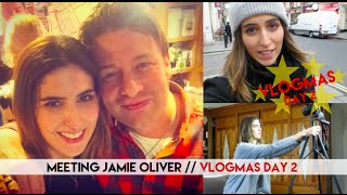 Meeting Jamie Oliver  Vlogmas Day 2 [upl. by Trace]