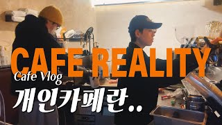 Cafe Vlog  춘삼월엔 우리에게도 꽃이 만개하길 카페창업 낭만뒤 현실 카페 사장 브이로그 ENG [upl. by Ahsekim206]