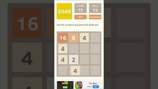 How to play 2048 game  beginners guide with tips and trick [upl. by Nibla532]