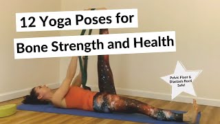 12 Yoga Poses for Bone Health and Strength  Fishman Method for Osteoporosis Yoga [upl. by Dun]