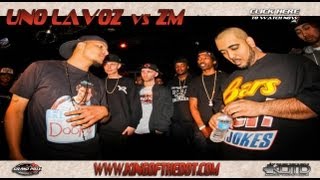 KOTD  Rap Battle  Uno Lavoz vs ZM  GP2012 R1 [upl. by Sinegra]