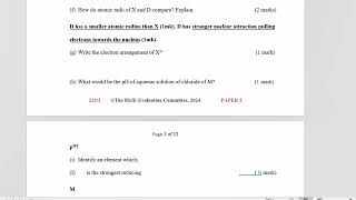 chemistry Paper 2 KCSE 2025 Prediction [upl. by Dara272]