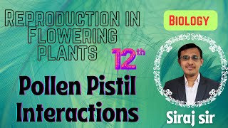 Pollen Pistil Interaction Class12 Concepts Fertilisation in PlantsReproduction in Flowering Plants [upl. by Nylak]