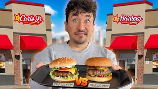 Eating at Carls Jr vs Hardees Whats The Difference [upl. by Airrotal175]