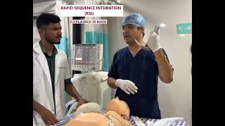 RAPID SEQUENCE INTUBATION RSI EXPLAINED IN HINDI [upl. by Bez831]