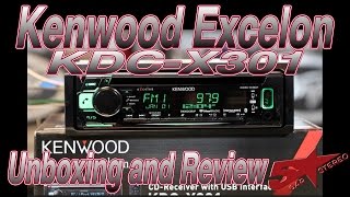 Kenwood Excelon KDC X301 unboxing and review [upl. by Winnie523]