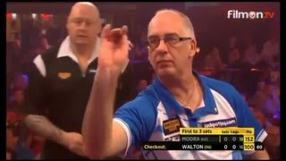 2016 BDO World Darts Championship Modra vs Walton [upl. by Ahseinod]