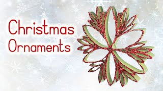 DIY Christmas crafts CHRISTMAS ORNAMENTS form toilet paper rolls  Innova Crafts [upl. by Mozes]