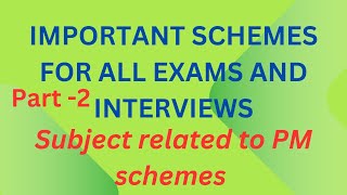 SCHEMES FOR RRB PO INTERVIEW PART2  banking ibps education [upl. by Norina]