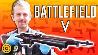 Firearms Expert Reacts To Battlefield 5’s Guns PART 3 [upl. by Akirdnahs]